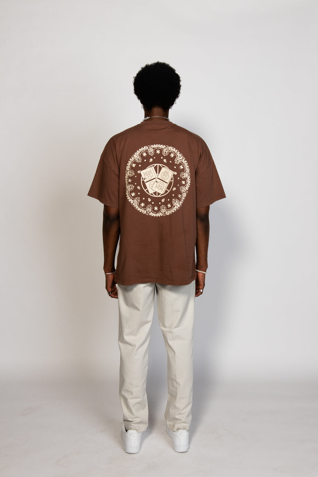 Mocha Paisley Tee