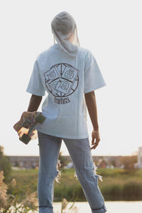 Blue Tint Tie-Dye Tee
